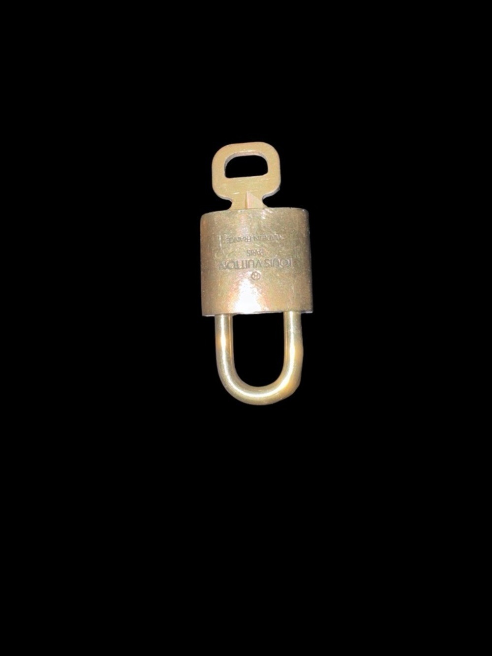 Louis Vuitton Metallic Gold Padlock with Key #316 - Picture 3 of 6